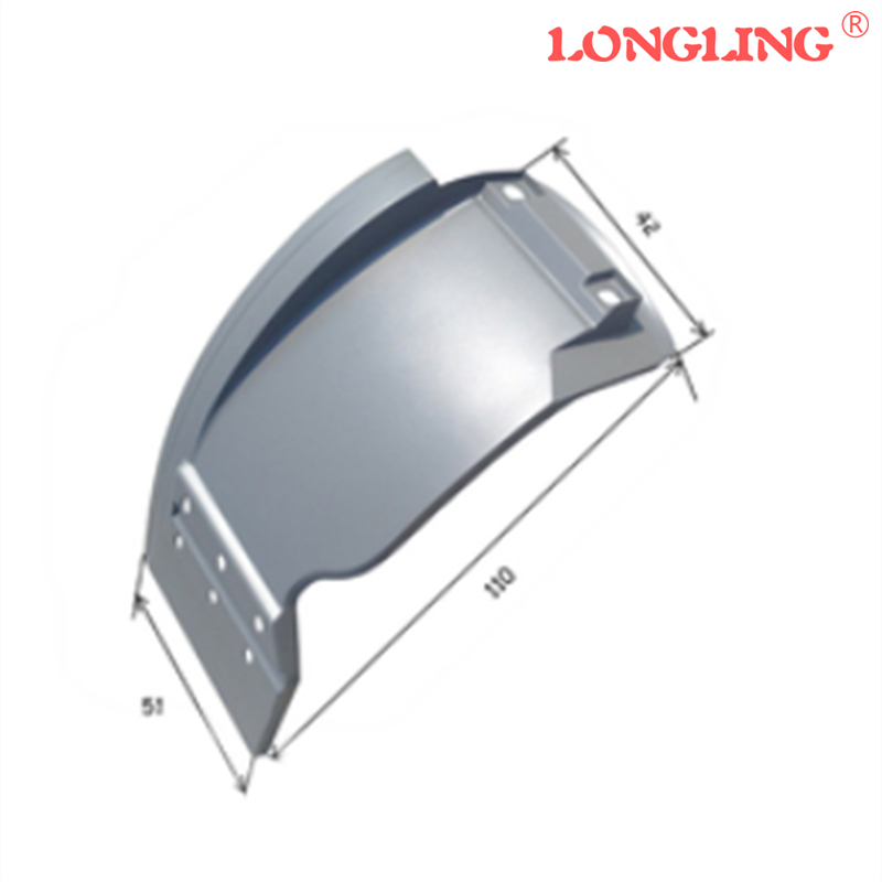 LL-B002-254 MUDGUARD FOR MERCEDES BENZ CAB 